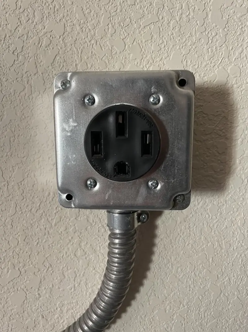 NEMA 14-50 outlet installed for Smart Home Electrical in Pontiac